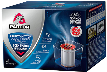 Aquafumigator Raptor poloskák és csótányok irtására