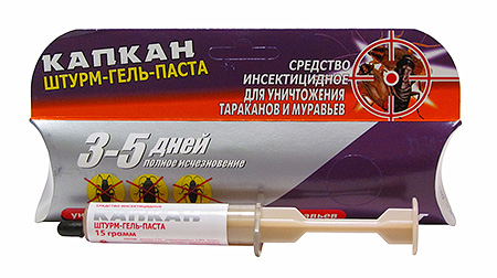 Τζελ-πάστα καταιγίδας από κατσαρίδες