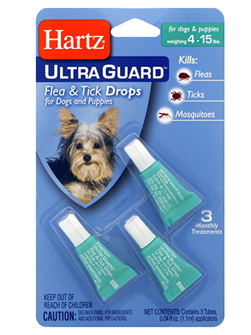 Σταγόνες ψύλλων για σκύλους Hartz Ultra Guard