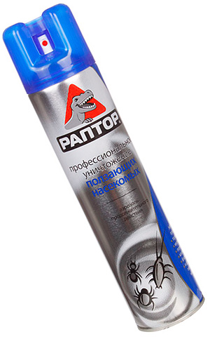 Aerosol Raptor - κατάλληλο για την ταχεία καταστροφή των κατσαρίδων