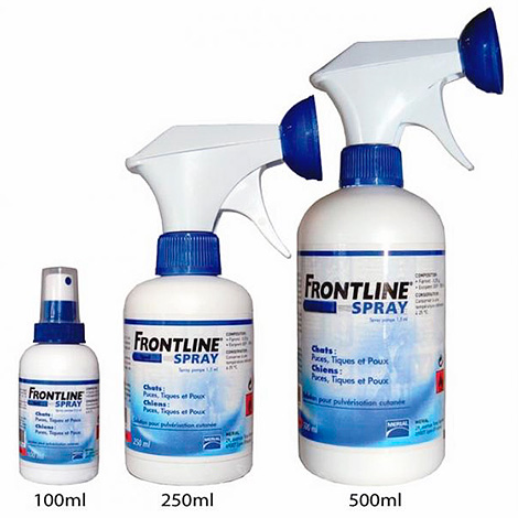 Σπρέι ψύλλων Frontline: 100, 250 και 500 ml.