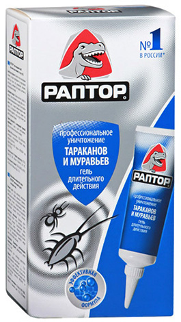 Gel Raptor από κατσαρίδες και μυρμήγκια