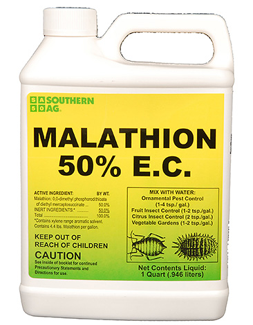 Συχνά το Karbofos πωλείται με το όνομα Malathion, για παράδειγμα, με τη μορφή συμπυκνώματος γαλακτώματος 50%.