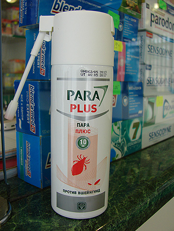 Το Aerosol Para Plus είναι βολικό για τη θεραπεία μολυσμένων περιοχών του σώματος