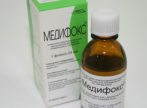 Συμπυκνωμένο γαλάκτωμα ψειρών Medifox