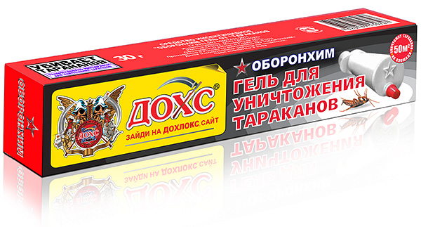 Τζελ για την καταστροφή των κατσαρίδων Dohlox