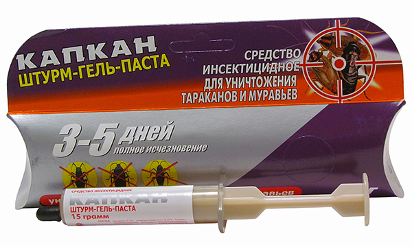 Sturm-gel-paste Kapkan για την καταστροφή κατσαρίδων και μυρμηγκιών