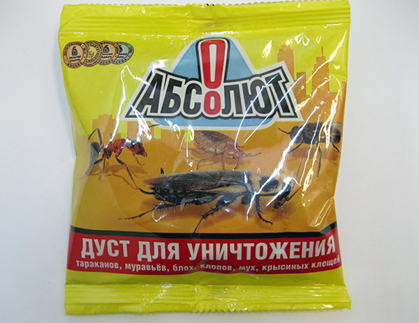 Dust Absolute για την καταστροφή των κατσαρίδων και άλλων εντόμων.