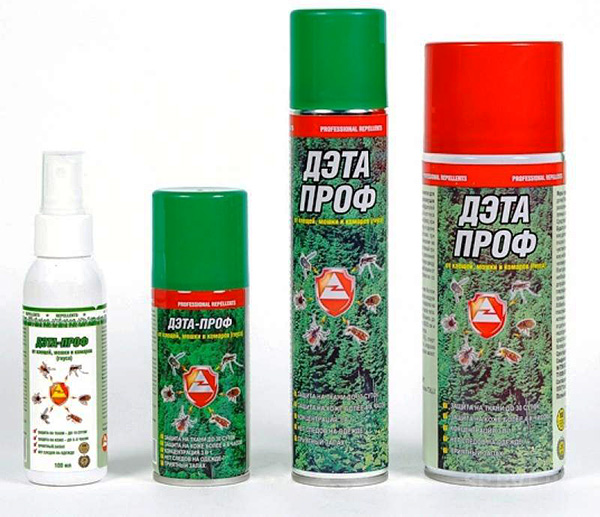 Αερολύματα και σπρέι από τσιμπούρια DETA-Prof