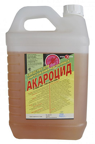 Μέσα για την καταστροφή εντόμων και ακάρεων Ακαροκτόνο