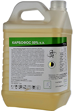 Το παλιό καλό Karbofos καταστρέφει αποτελεσματικά τα τσιμπούρια
